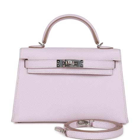 hermes mauve pale purses.